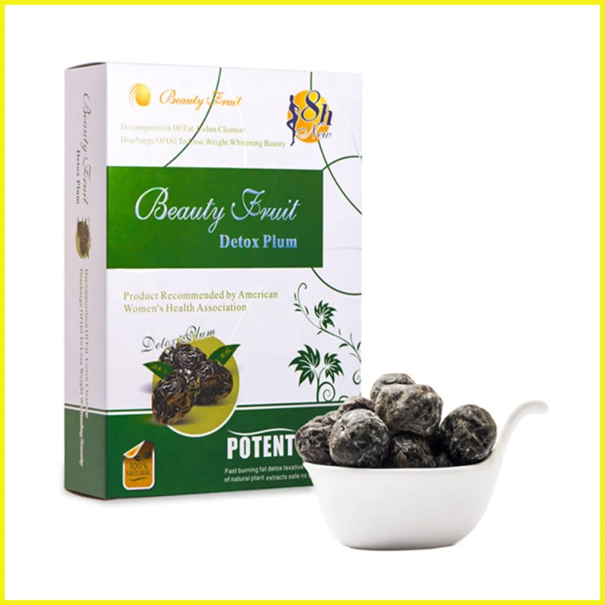 Beauty fruit detox plum